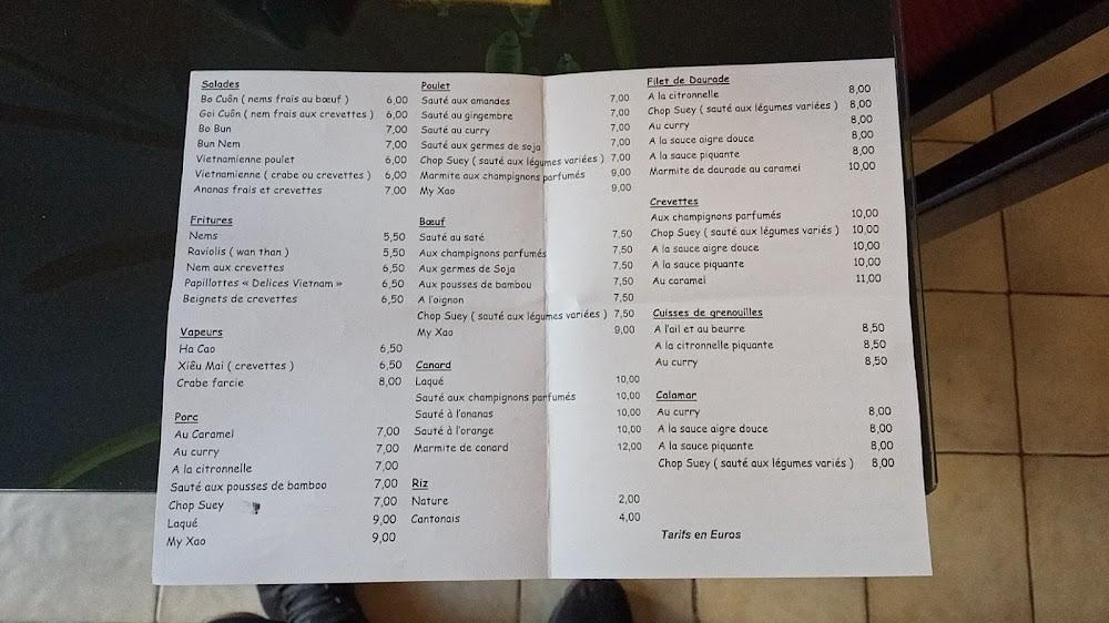 Délices Viet-Nam - Menu Image 2